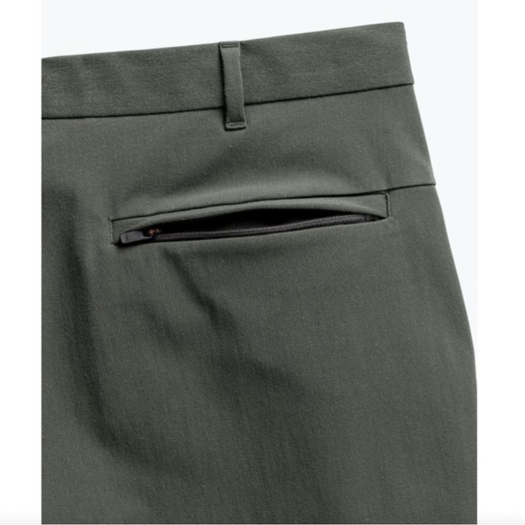 Ministry of Supply Olive Green Pace Tapered Chino Pants Sz 38 Tall NWT - Picture 8 of 15